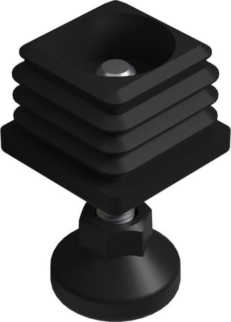 Ayarlı Vidalı Plastik Profil Rotil Ayak 30X30
