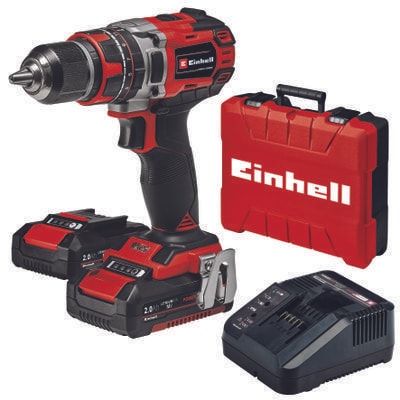 EİNHELL Professional Akülü Darbeli Vidalama TP-CD 18/50 Li-i BL Kit Power X-Change (18 V, kömürsüz, 50 Nm, darbeli delme fonksiyonu, 2x 2,0 Ah akü + şarj cihazı dahildir) - 4513940