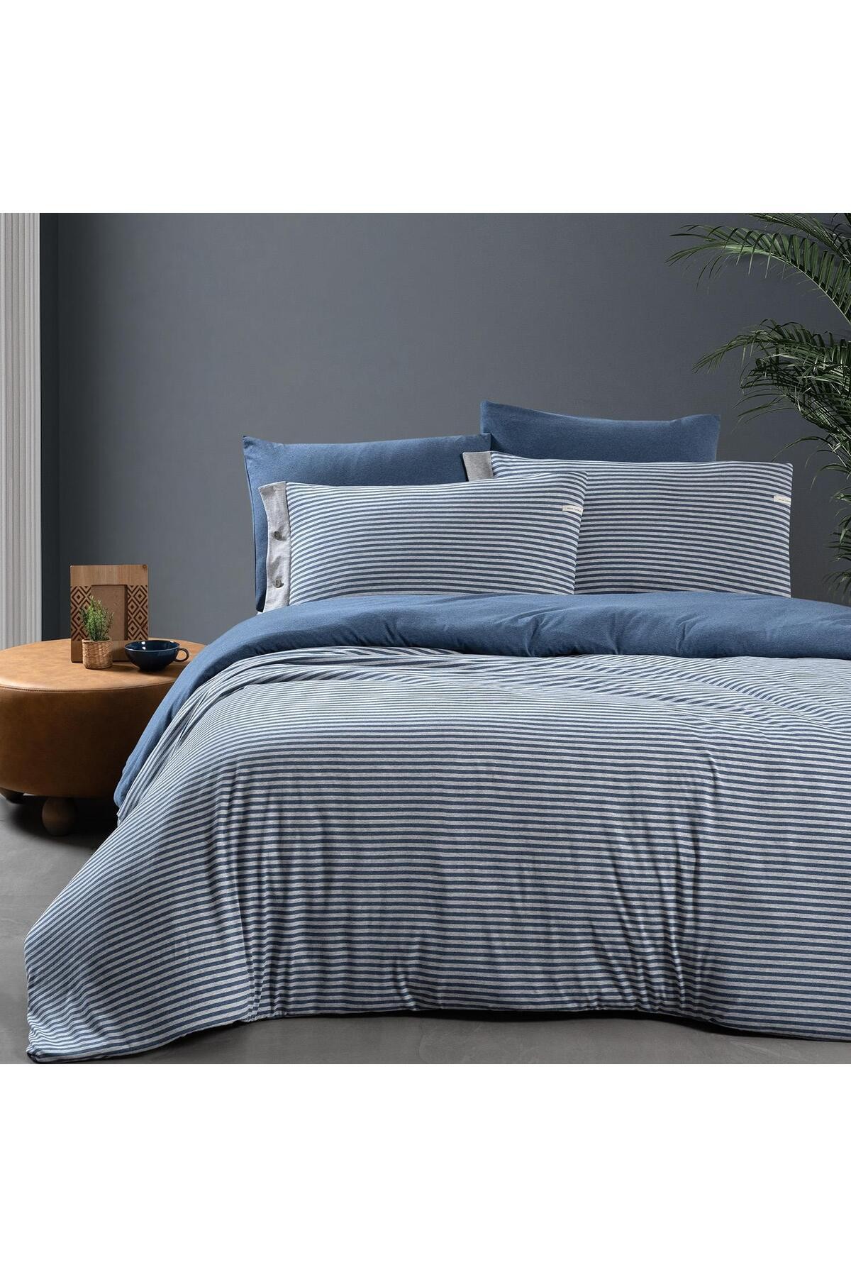 Mood Comfort Castile Çift Kişilik Nevresim Takımı Mavi