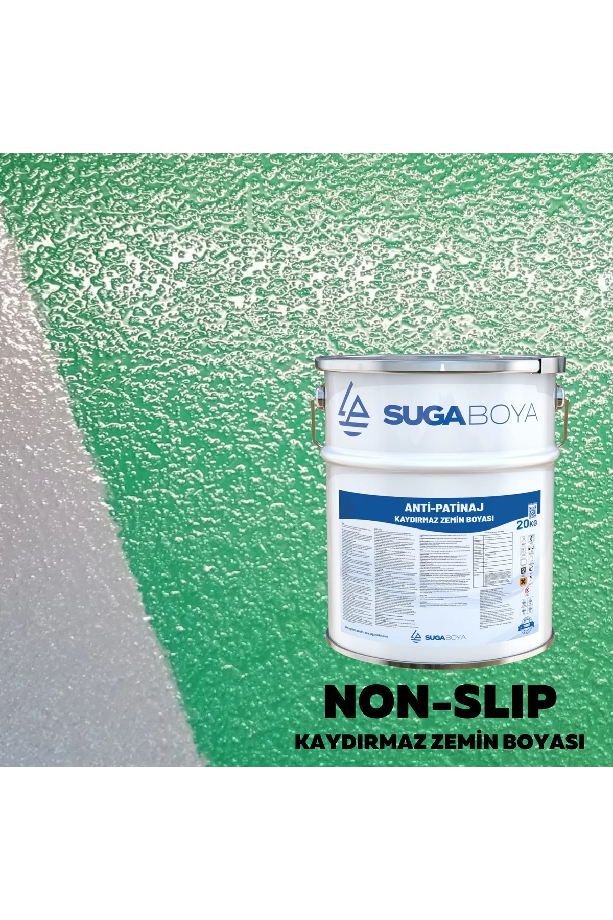 Anti-patinaj Kaydırmaz Zemin Boyası 20 Kg