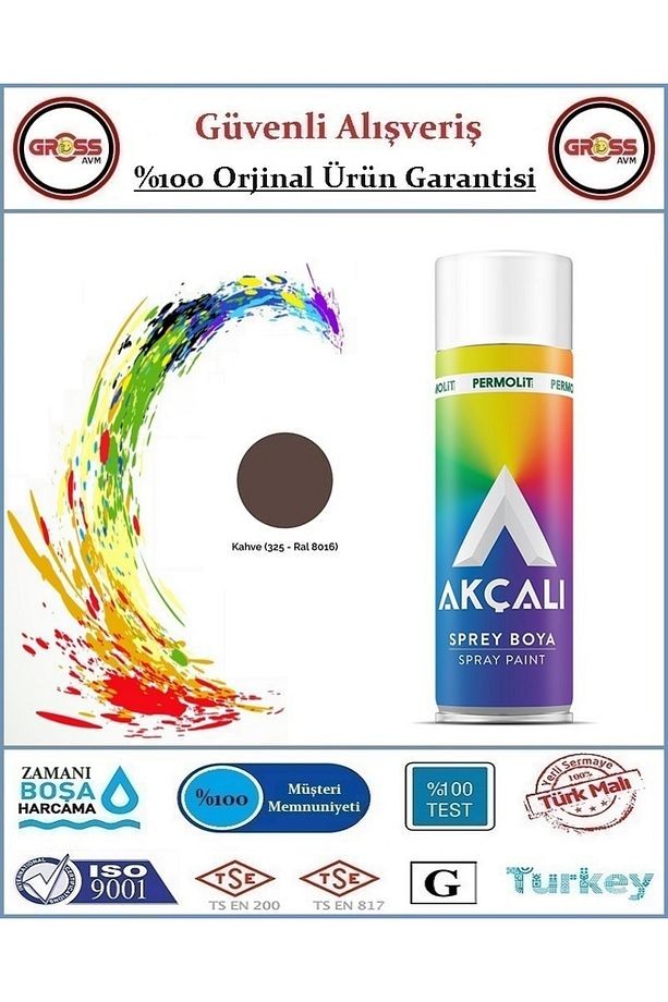 Sprey Boya - 400ML Tam Dolum - Orjinal Ürün - Kahverengi