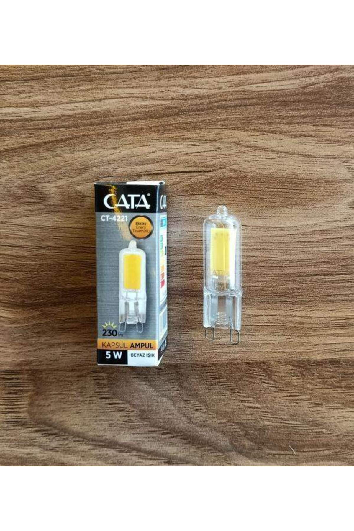 5 Watt Beyaz Işık 230 Lümen Ekstra Enerji Tasarruflu 220 Volt G9 Duylu Kapsül Ampul ( Ct-4221 )