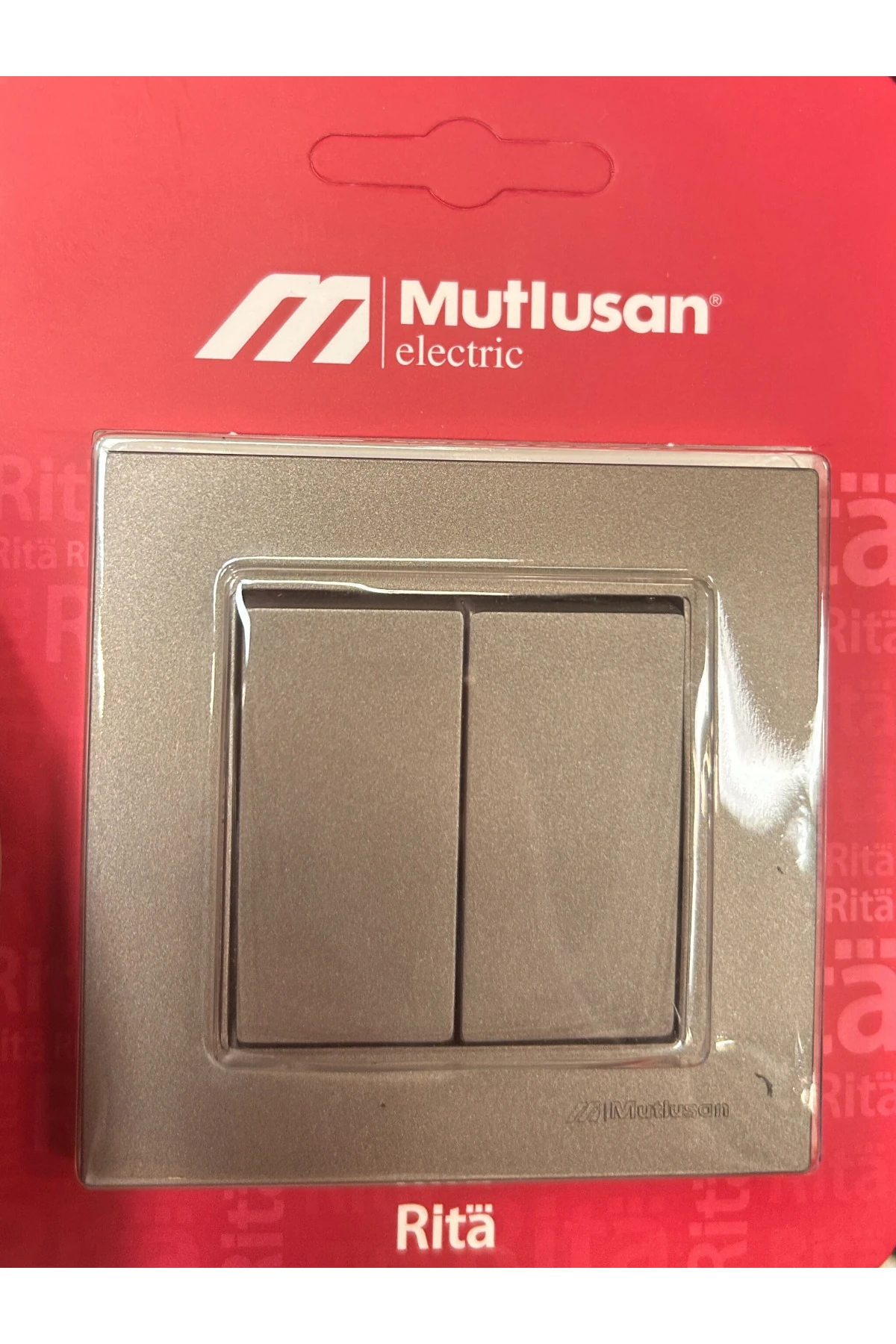 RİTA KOMÜTATÖR VİDALI ANTRASİT BLİSTERLİ