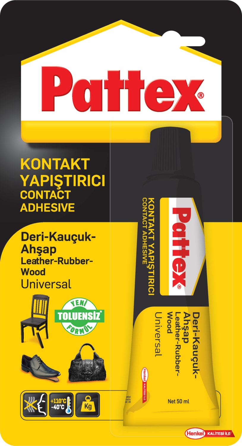Pattex Universal Çok Amaçlı (Deri , Kauçuk , Ahşap ) Kontakt Yapıştırıcı 50 gr