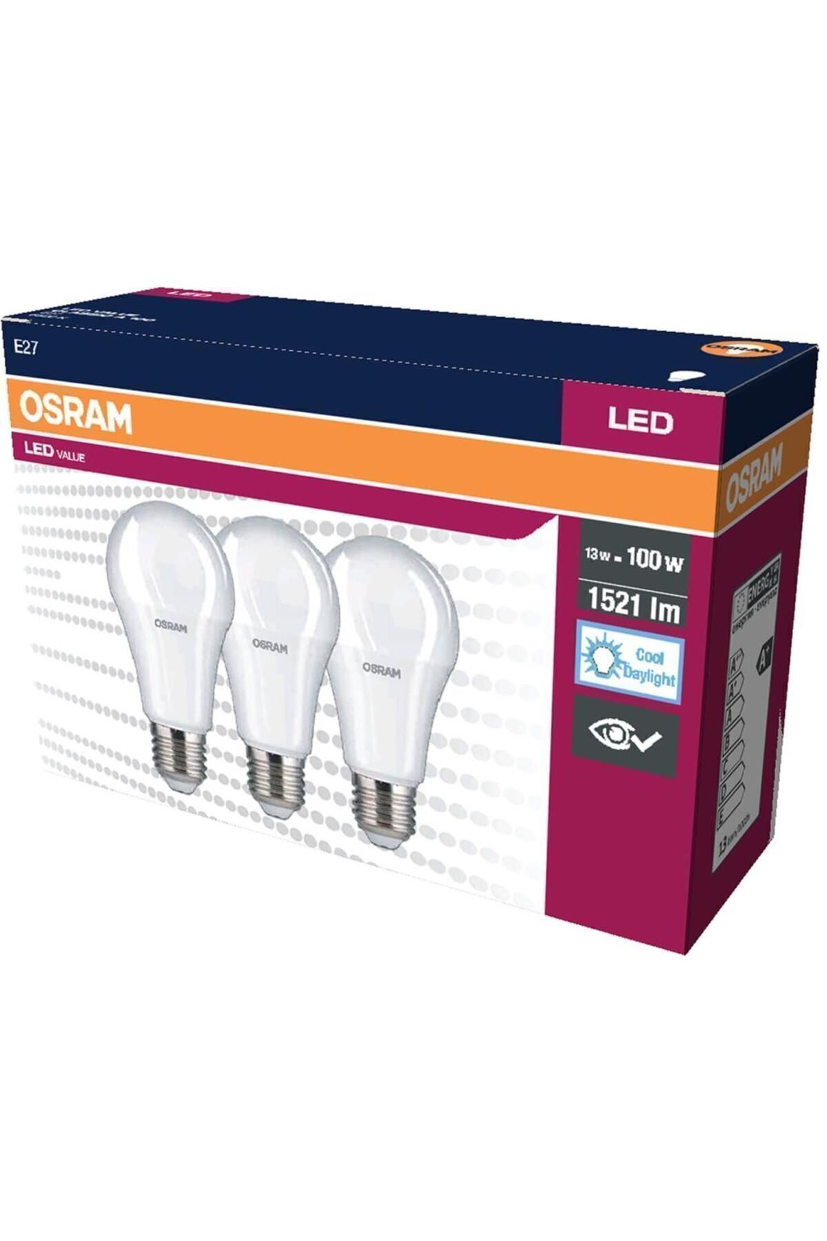 Value Classic A100 13w E-27 Duy Led Ampul 3lü Paket - Beyaz Işık