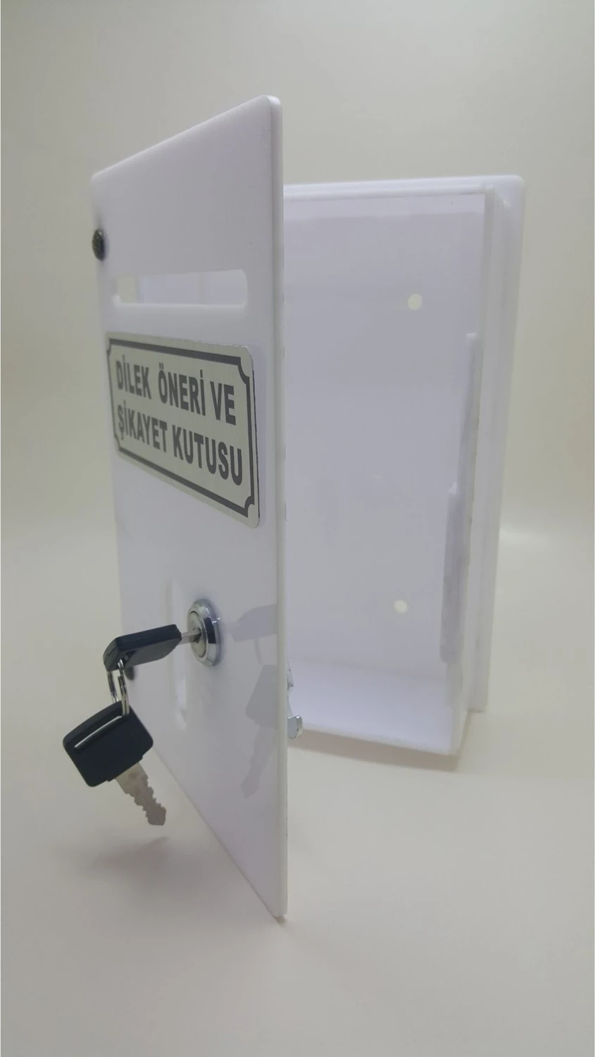 Küçük Boy Pleksi Dilek Öneri Şikayet Kutusu