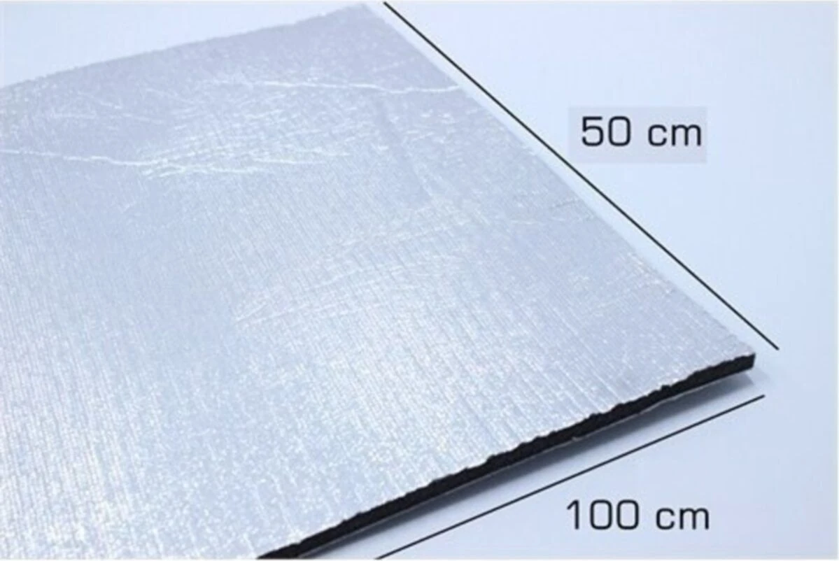 Ankaflex 5 Adet Kalorifer Petek Arkası Isı Yalıtım Plakası Radyatör Arkalığı Alüminyum Folyo Levha