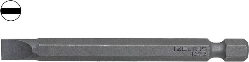 İZELTAŞ Izeltaş 4860200765 Uzun Düz Bits Uç 6.5X75 mm