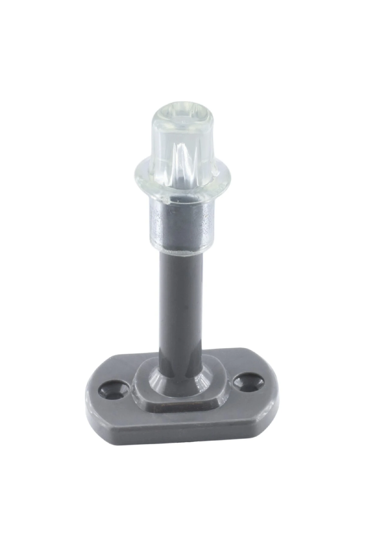 Plastik Stoper Kapı Pencere Arkası Gri Renk Tampon 8 CM Vidalı Duvar Koruyucu Silikon 1 Adet