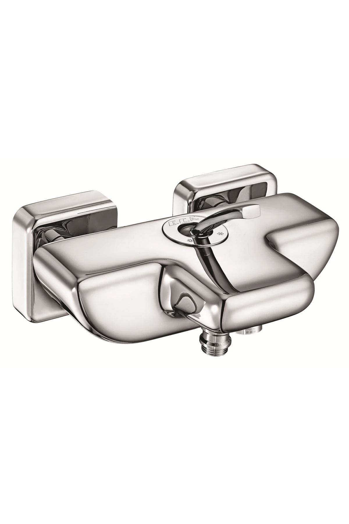 Novita Banyo Bataryası T-may Ayvacık Kare Borulu Hareketli Sürgülü Duş Seti Üst Takımı