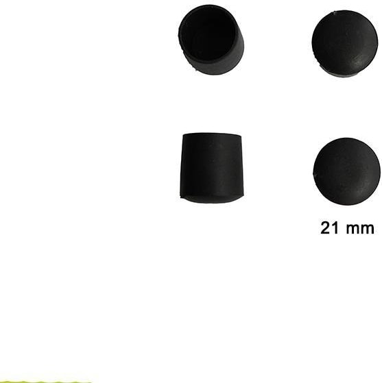 Yuvarlak Profil Dış Tapa 21 mm 4 Adet