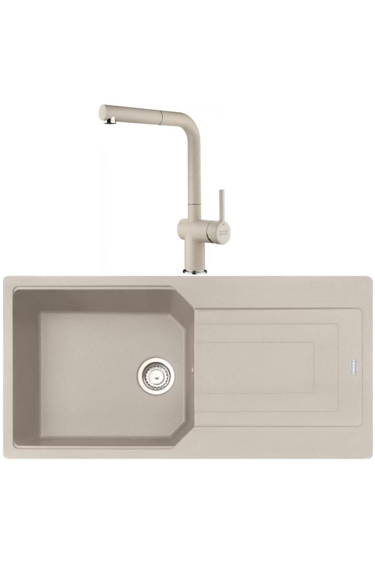 Fragranıt Evye Urban Ubg 611-100 Sahara Tekgözlü+active Plus Doccia Sahara Evye Armatür