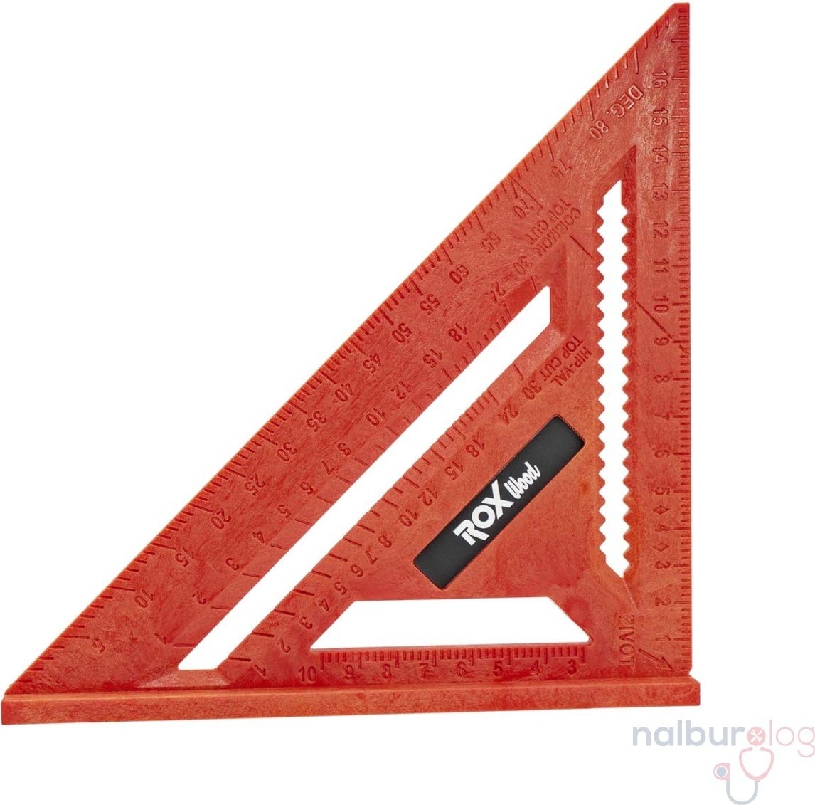 0022 Abs Plastik Üçgen Marangoz Gönye 175 mm