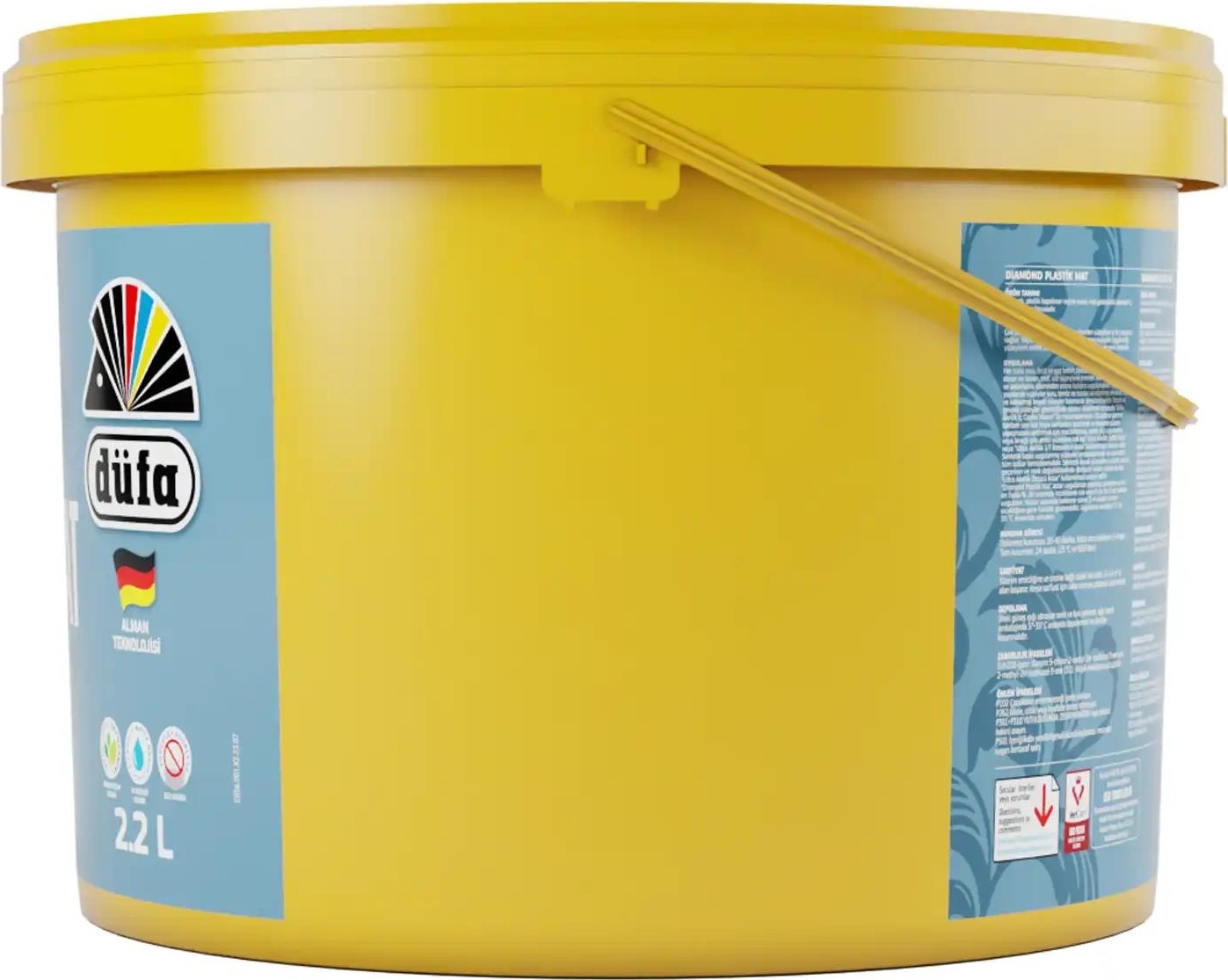 Diamond Plastik İç Cephe Duvar Boyası Mat Beyaz 2.2 l