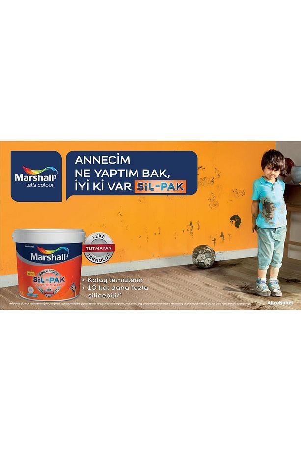 Sil-pak Silikonlu Iç Cephe Boyası - Afrika Menekşesi 2.5 Lt
