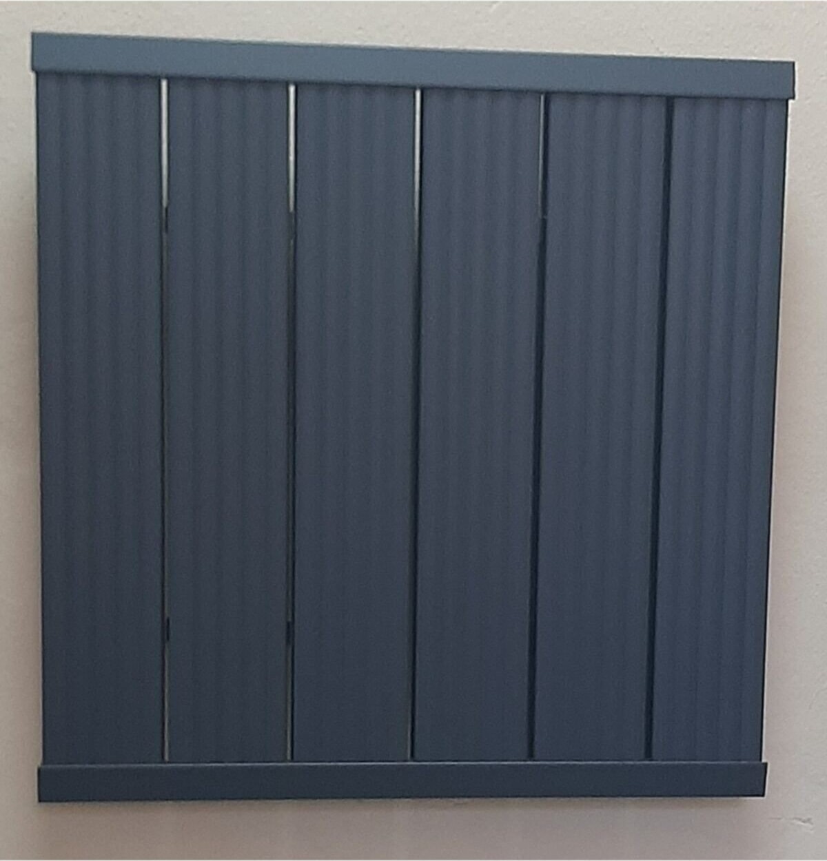 Alüminyum Panel Radyatör Ekol 600X1600 Ral 7016 Antrasit Gri