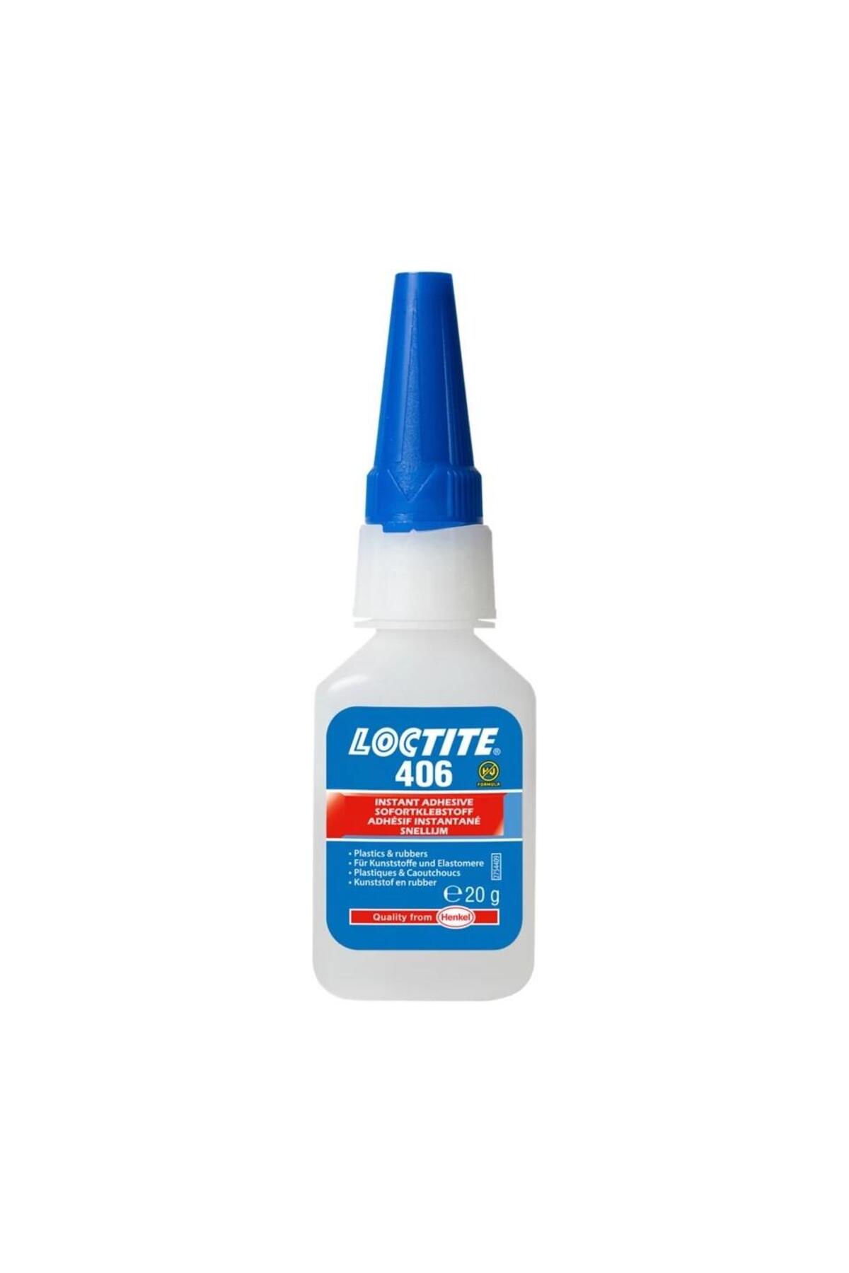 Loctite 406 Plastik Ve Kauçuklar İçin Hızlı Yapıştırıcı 20 gr/ml