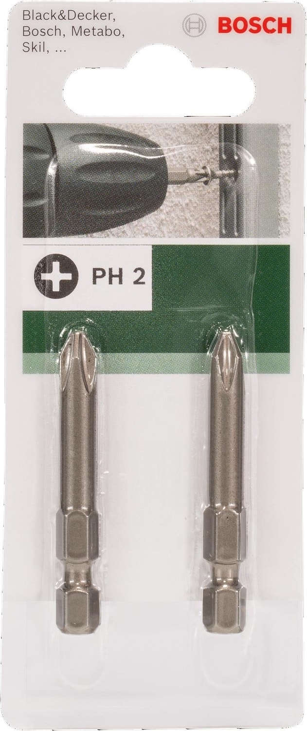BOSCH Yıldız Vidalama Ucu Ph2x49 Mm 2'Li 2609255920