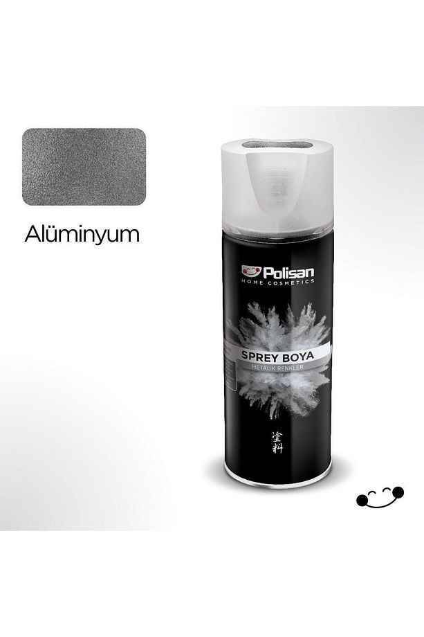POLİSAN SPREY BOYA METALİK ALÜMİNYUM RAL-9022
