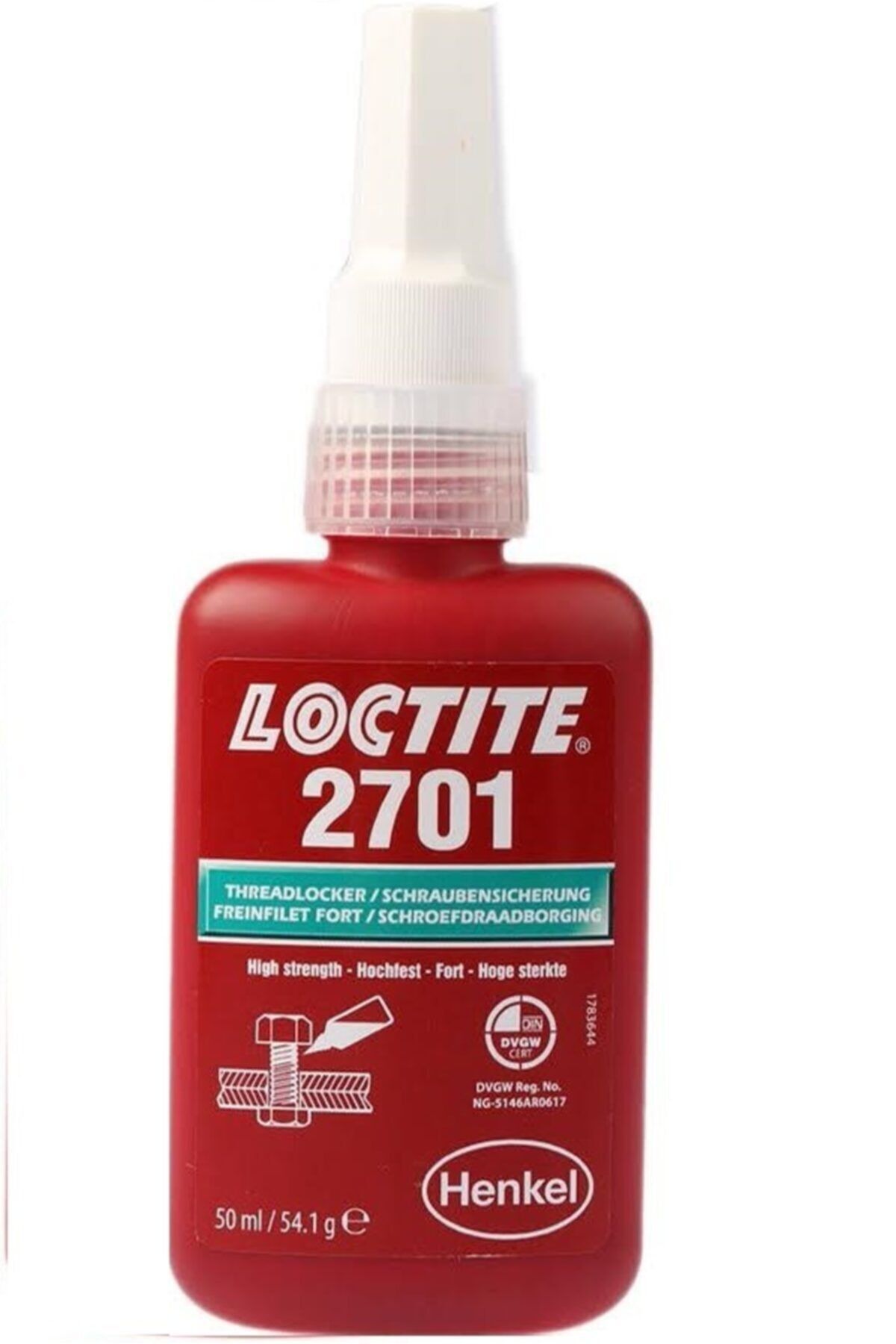 Loctıte 2701 50 ml Yüksek Mukavemetli Vida Gevşemez