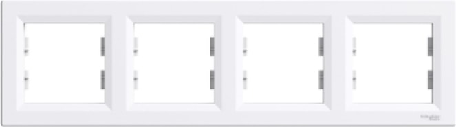 Asfora Beyaz Dörtlü Çerçeve Yatay