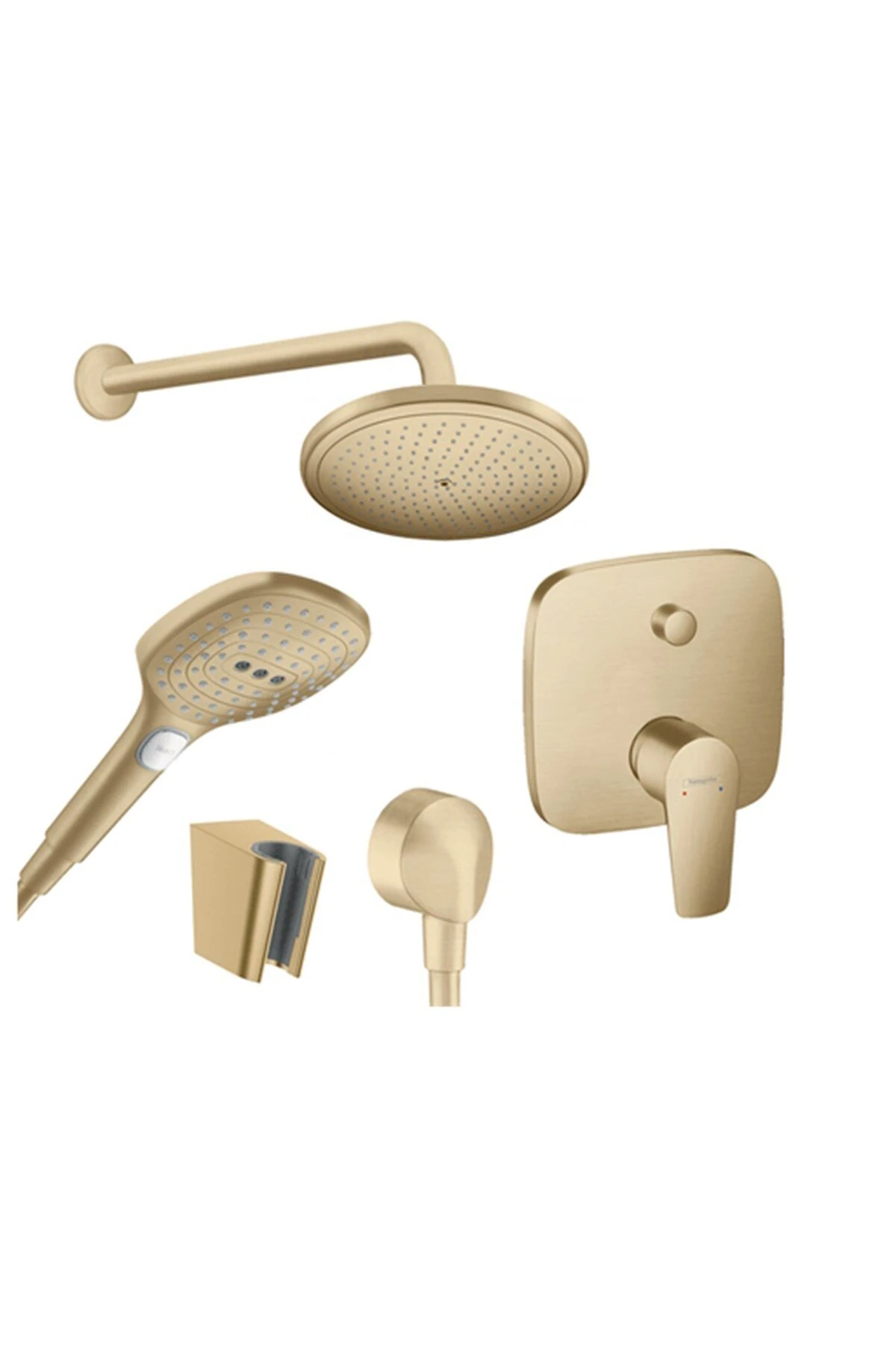 Talis E Ankastre Duş Seti Mat Bronz