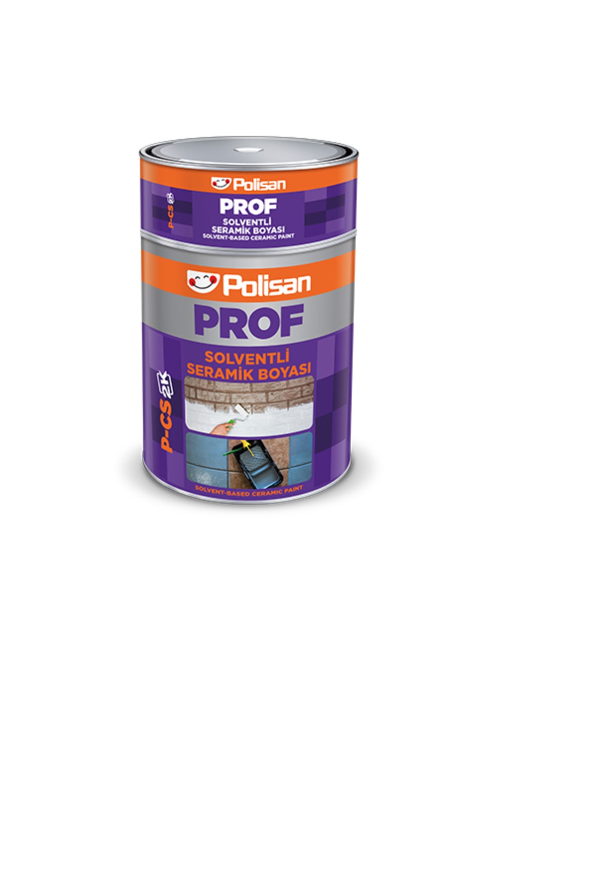 Prof Antrasit Seramik Fayans Boyası (P-CS 2K) 3kg