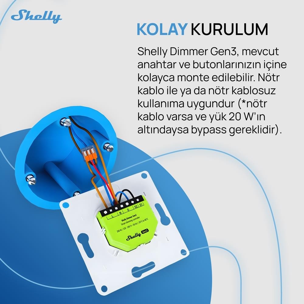 Dimmer Gen3 Akıllı LED Dimmer Kontrol Rölesi
