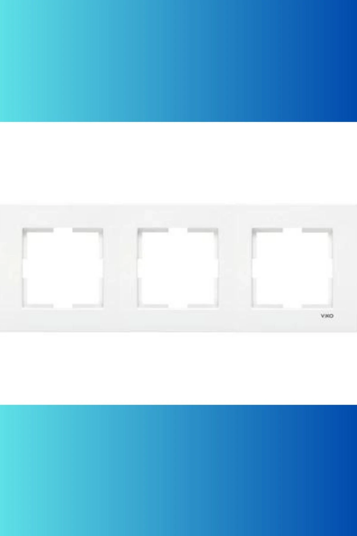 Viko Karre Üçlü Çerçeve - Beyaz 90960202