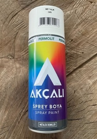 357 400ML Metalik Gri Jant Boyası Oto Boyası Metalik Gri