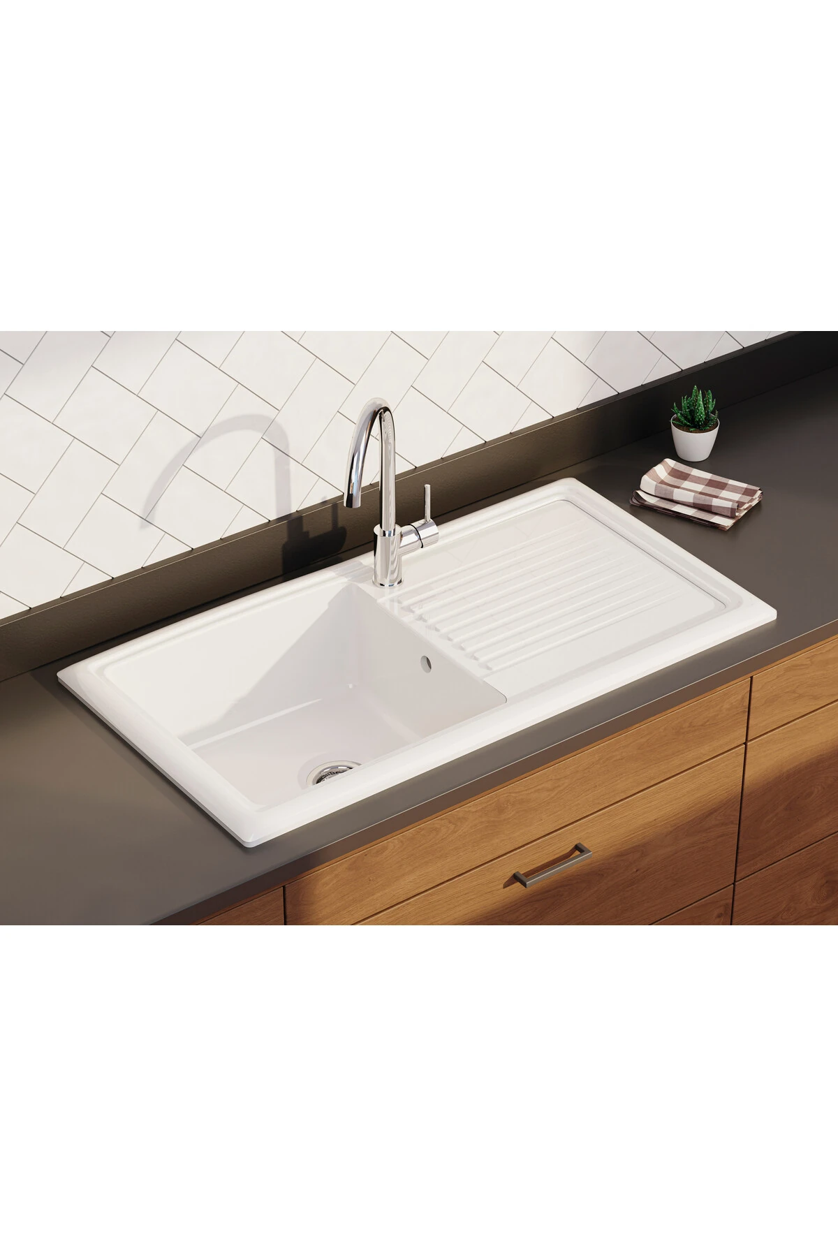 Minimax S A42091 Eviye Mutfak Bataryası, Krom