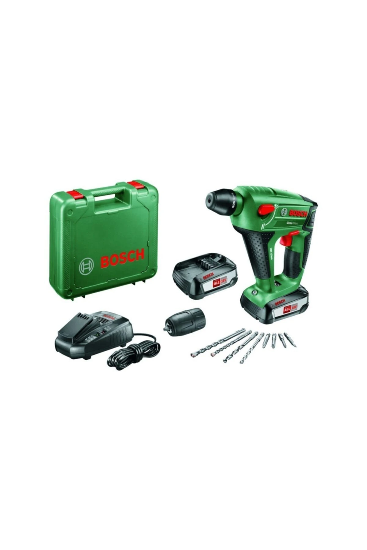 Uneomaxx 18v 2,5 Ah Çift Akülü Kırıcı Delici