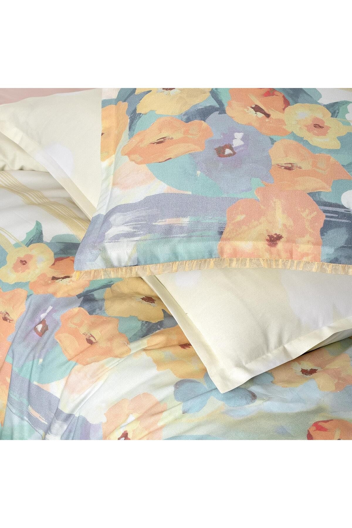 Romy Multicolor Tek Kişilik %100 Pamuk Nevresim Takımı