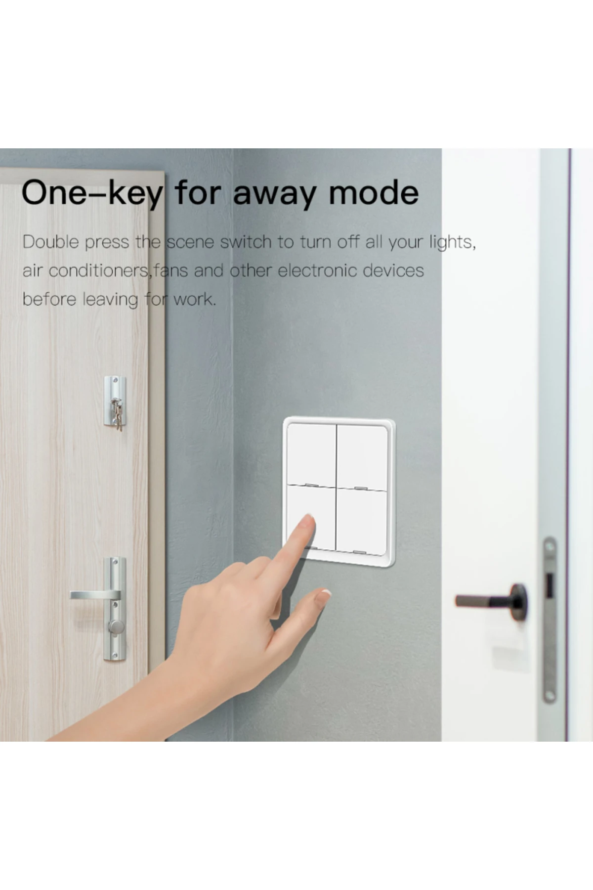 Tuya ZigBee Akıllı Sahne Anahtarı 4 Çeteli 12 Sahne Anahtarı Basmalı Düğme Kontrol Cihazı Akıllı...