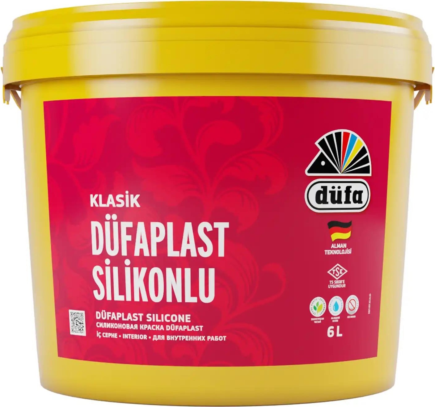 Klasik plast Silikonlu İç Cephe Duvar Boyası 5287 Açık Vizon 6 l