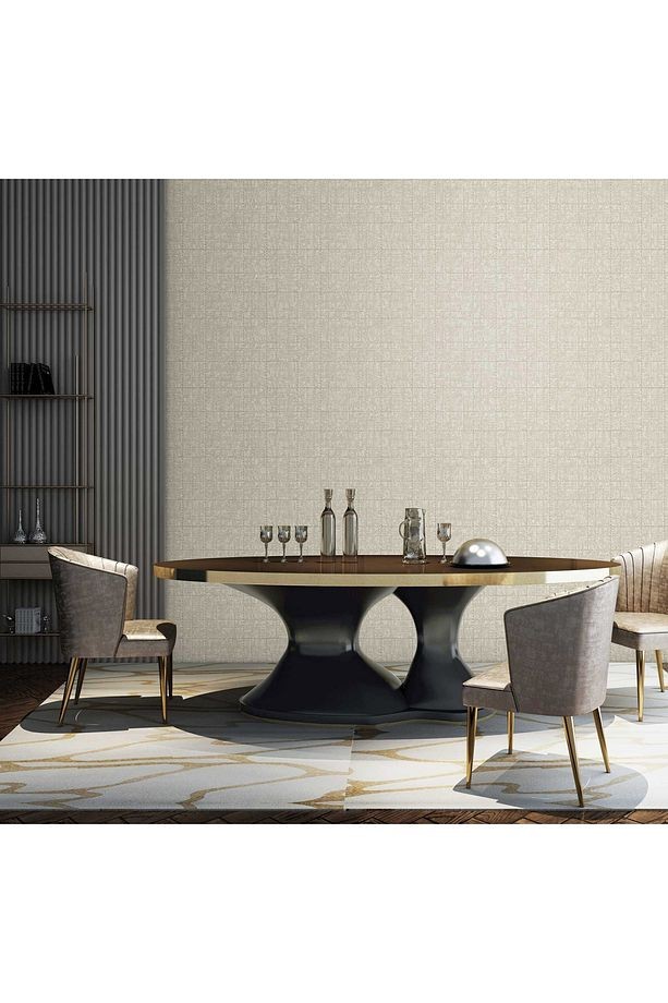 Sıgnature Kare Desenli Duvar Kağıdı (10m2)