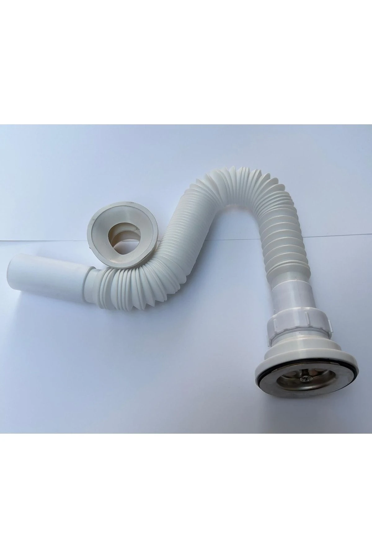 Yt55 Ekstra Körüklü Lavabo Evye Gider Sifonu- Paslanmaz Süzgeç Ve Vidalı