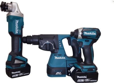 DLX3070TX 18V 5.0AH Akülü 3'lü Kombine Set