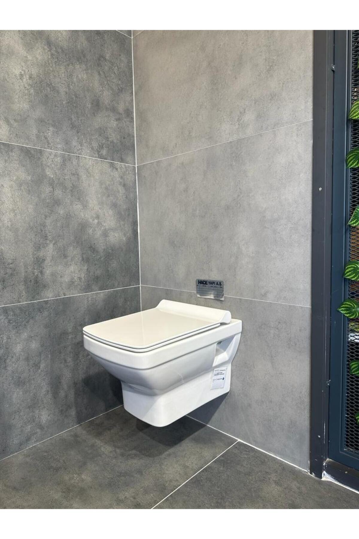 Silva Kanalsız Asma Klozet Ve Yavaş Kapanır Kapak (AÇIK MONTOJ)