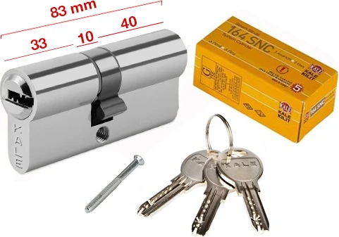 Kale 164 Snc Bilyalı 83 mm (33+10+40) Çelik Kapı Kilit Göbeği