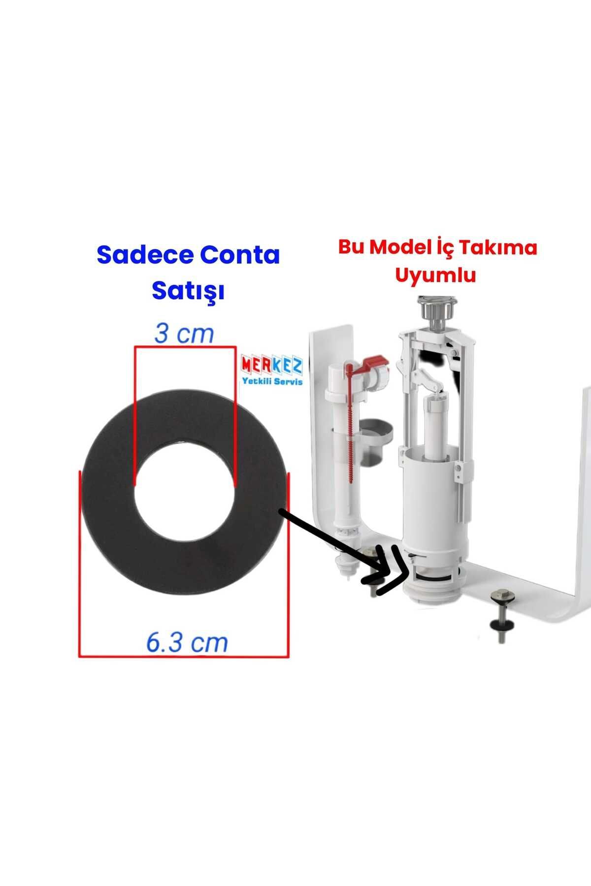 Tek Kademeli Basmalı Klozet Rezervuar İç Takım Contası