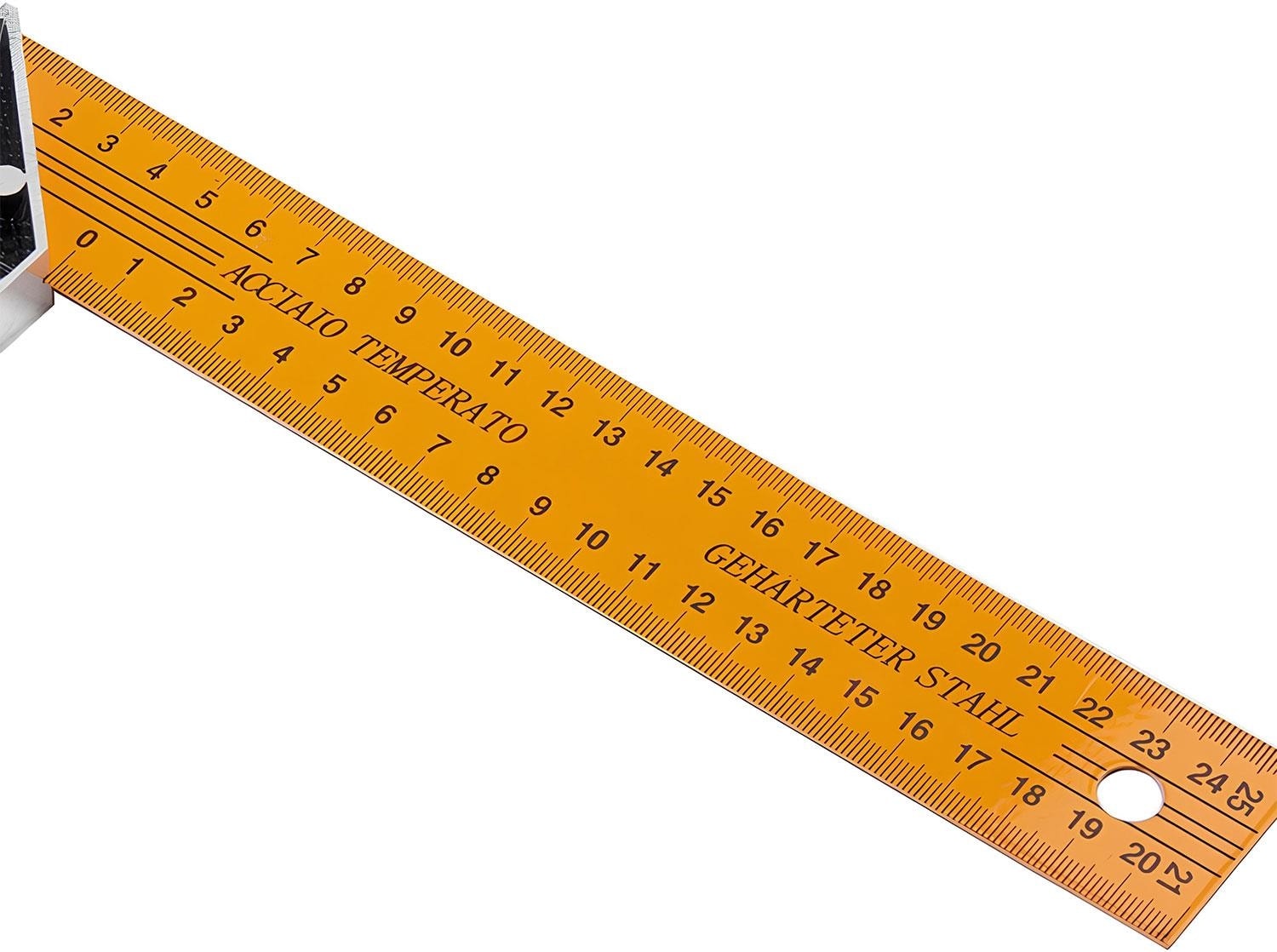 Alüminyum Marangoz Gönyesi L Gönye Sarı Gönye Cetvel Kaynak Kaynakçı Gönyesi 250 mm