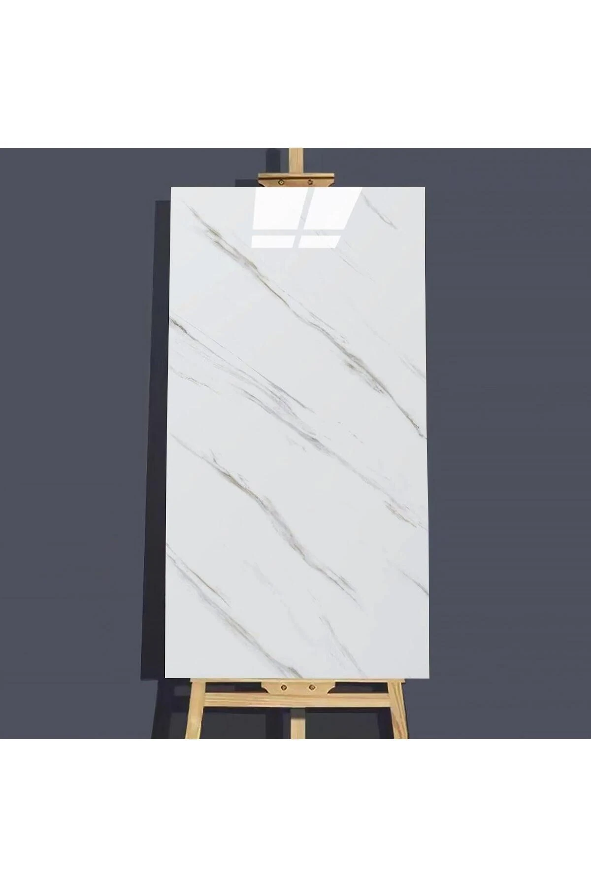 Kendinden Yapışkanlı Mermer Seramik Desenli Köpük PVC Duvar Paneli (30x60 cm 0,18 m²) Banyo Mutfak