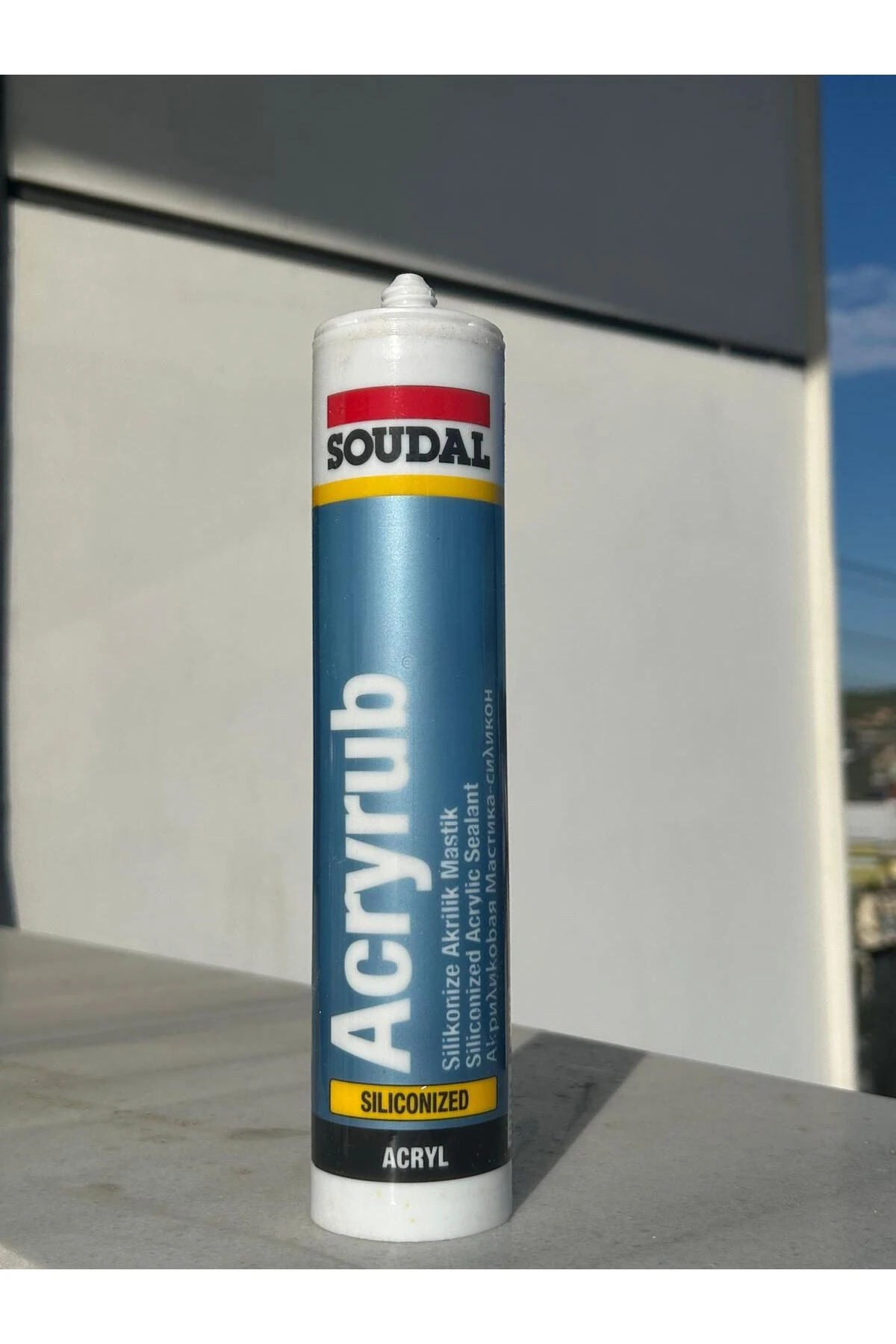 ACRYRUB SİLİKONİZE MASTİK ANTRASİT 500 gr