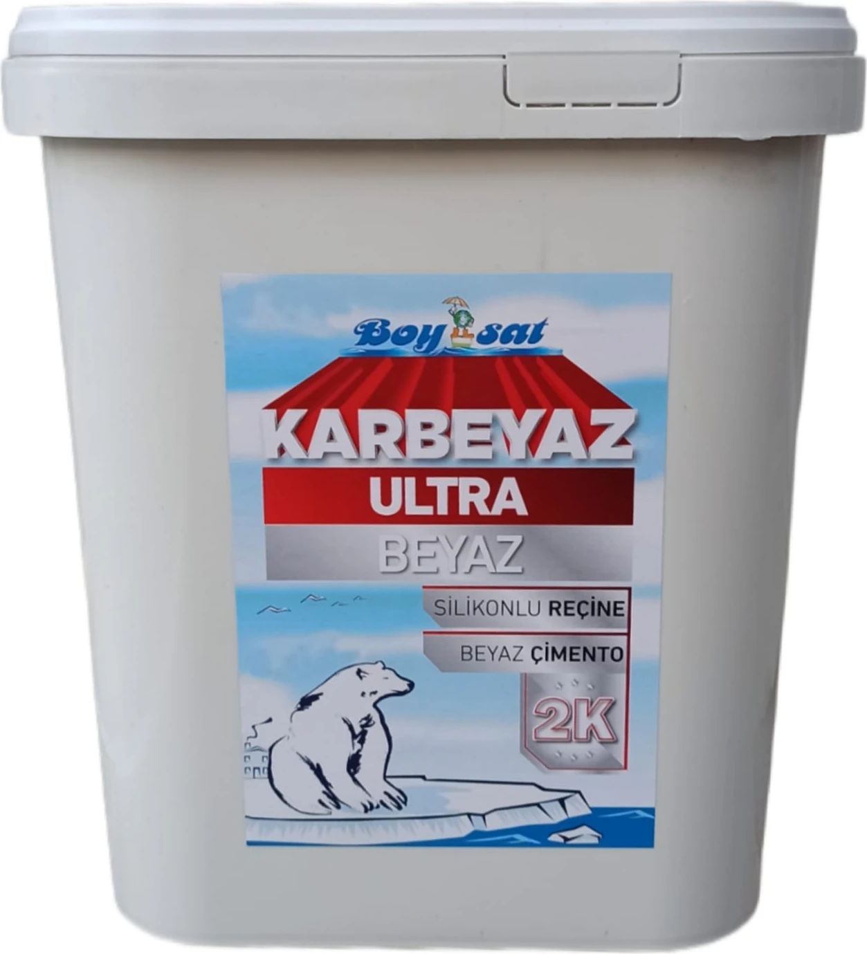 Karbeyaz Ultra Beyaz 2k Karışımlı Termal Isı ve Su Yalıtım Malzemesi 15 kg