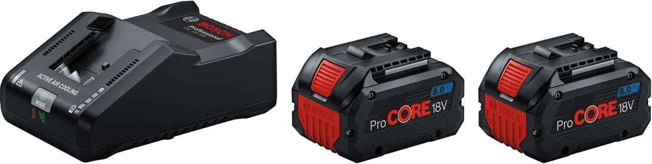 BOSCH Professional 2 x ProCore 18V 8.0 Ah Akü + GAL 18V-160 Şarj Cihazı Başlangıç Kiti - 1600A02T5P