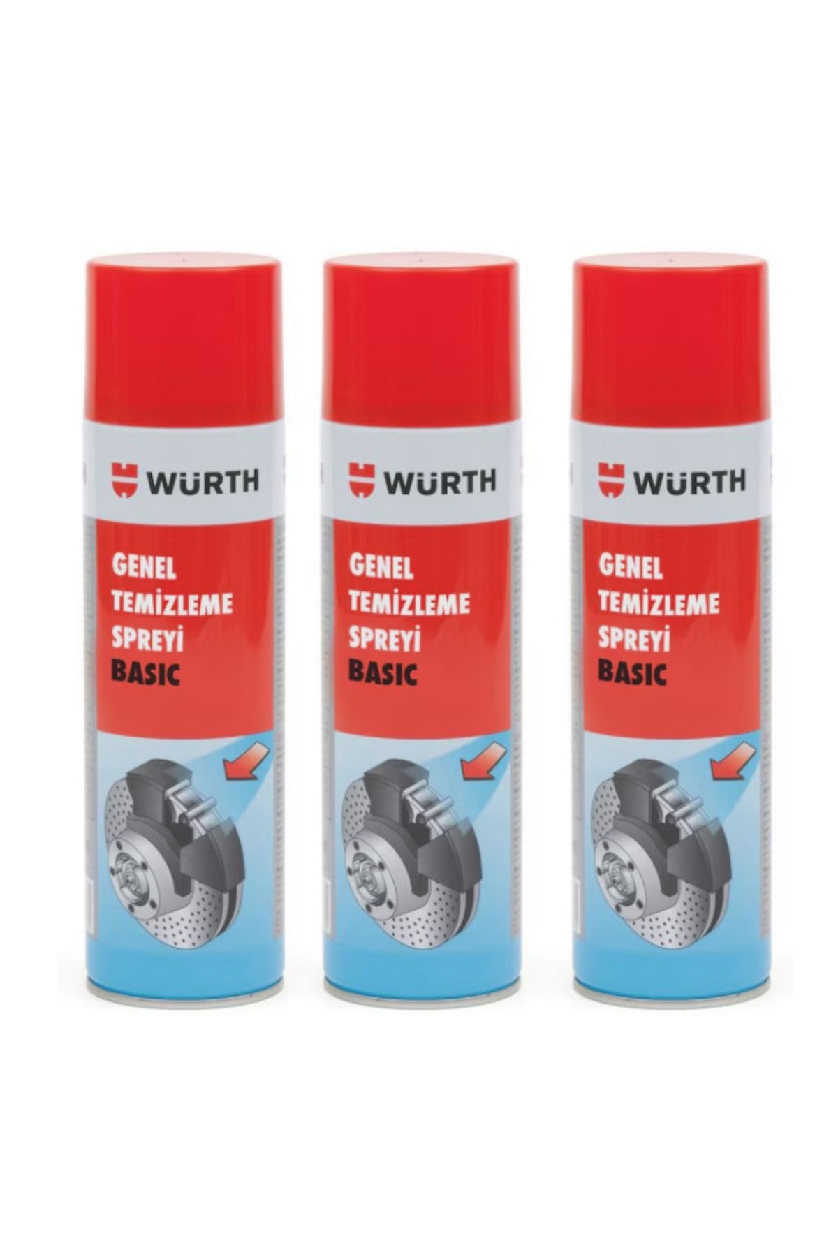 Fren ve Balata Temizleme Spreyi Basıc 500ml x3