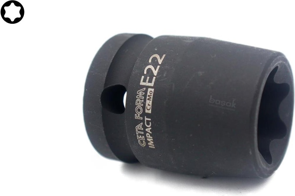 E22 1/2” Dişi Torx Havalı Lokma Anahtar C66-E22