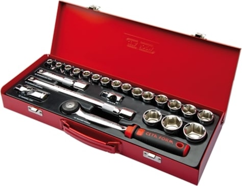 C20-23MH4 23 Parça 1/2” 6 Köşe Lokma Takımı