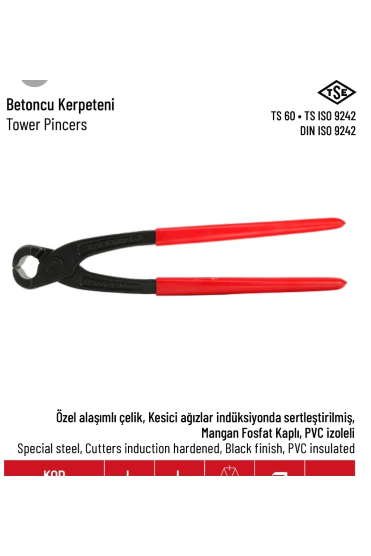 Kerpeten Betoncu 280mm